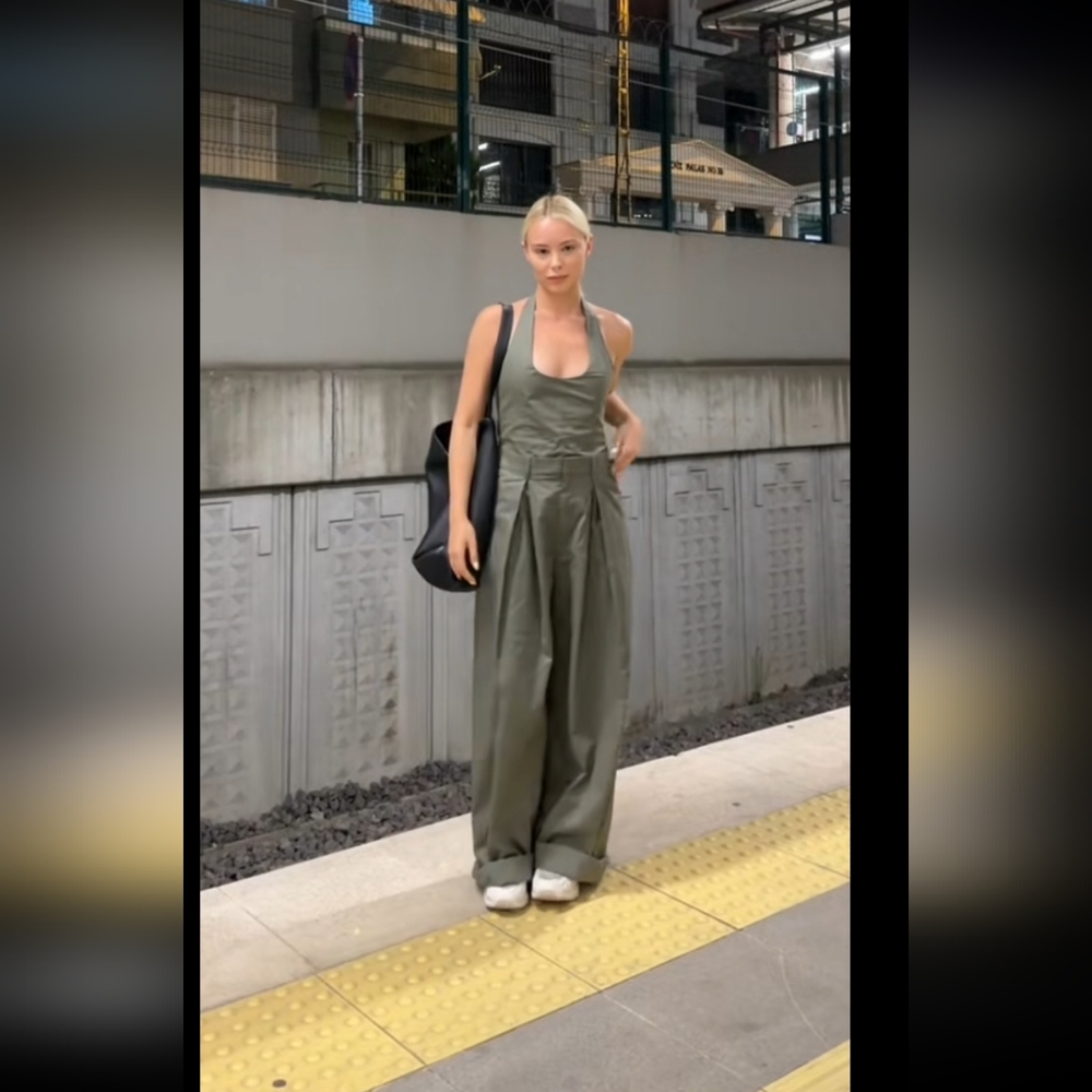 ZARA *  WIDE JUMPSUIT NWT Size XS S M - Picture 12 of 14